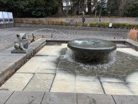 Weird Frog Fountain
